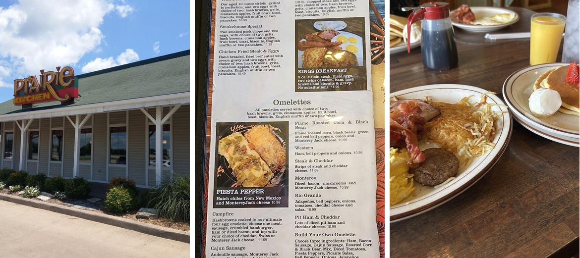 Prairie Kitchen Menu